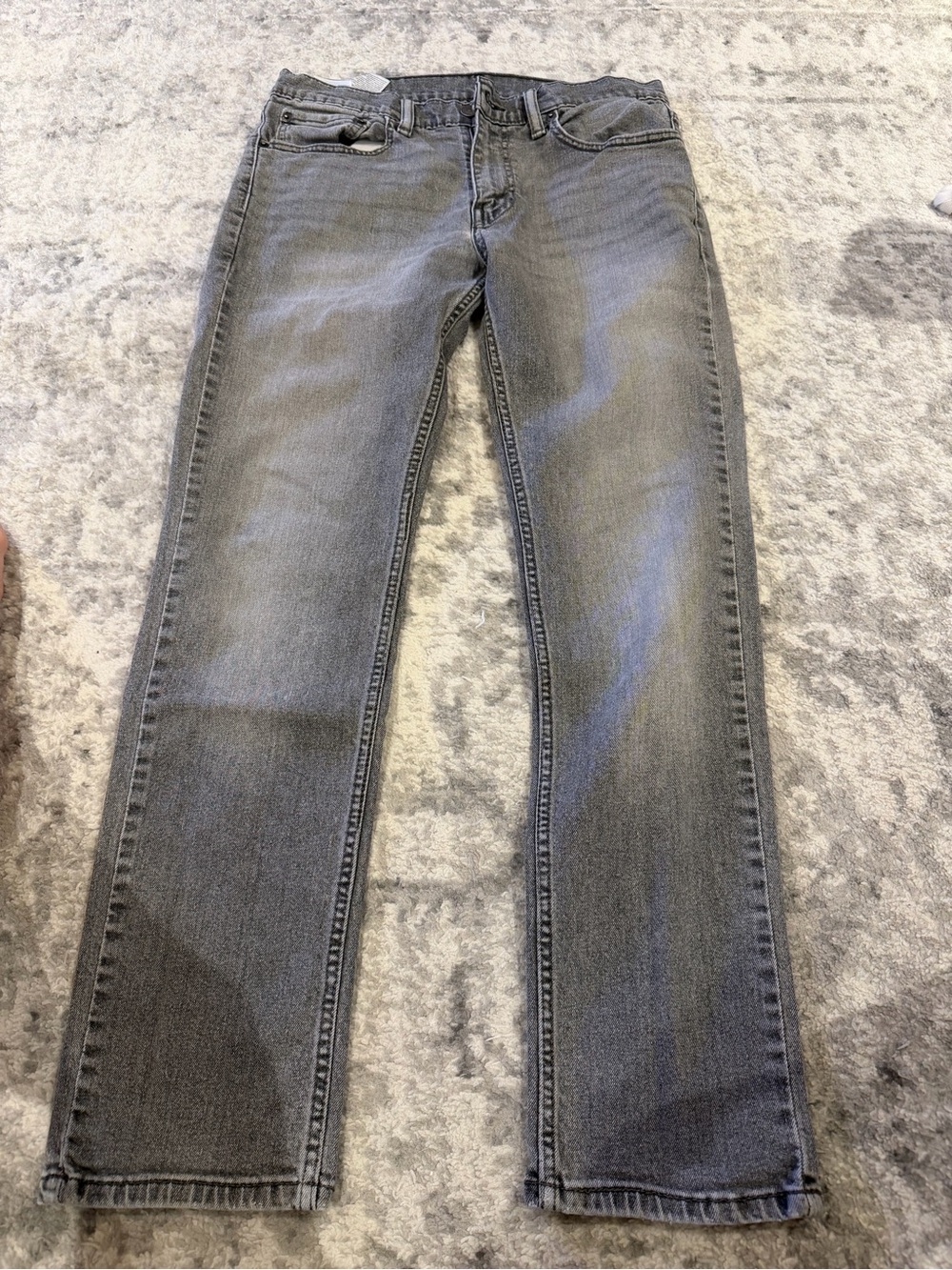 Men's Levi’s 511 Grey Straight-Leg Jeans